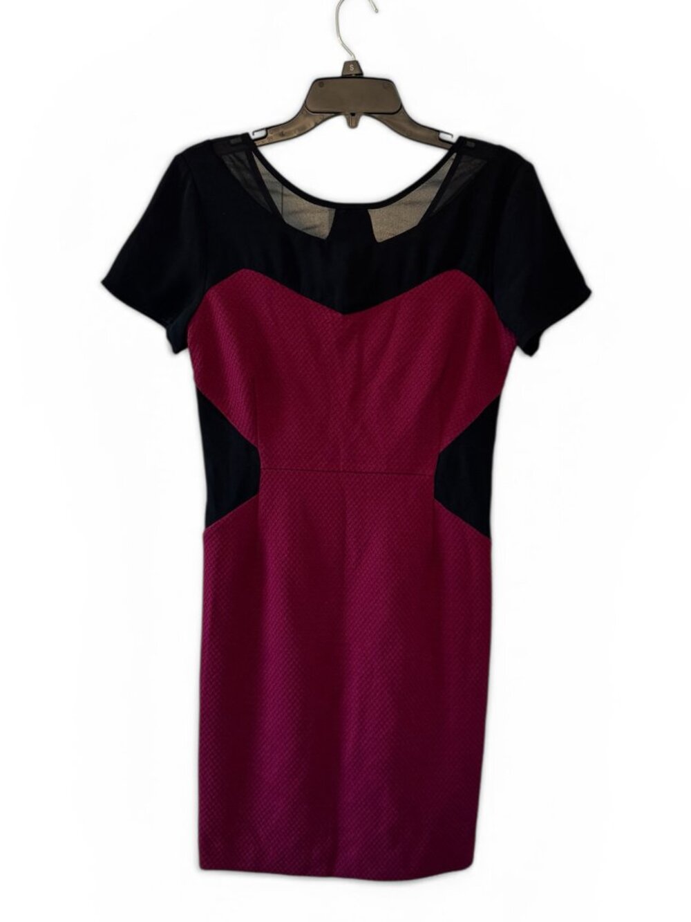 GREYLIN Women’s Short Sleeve Color Block Dress, Sz 6